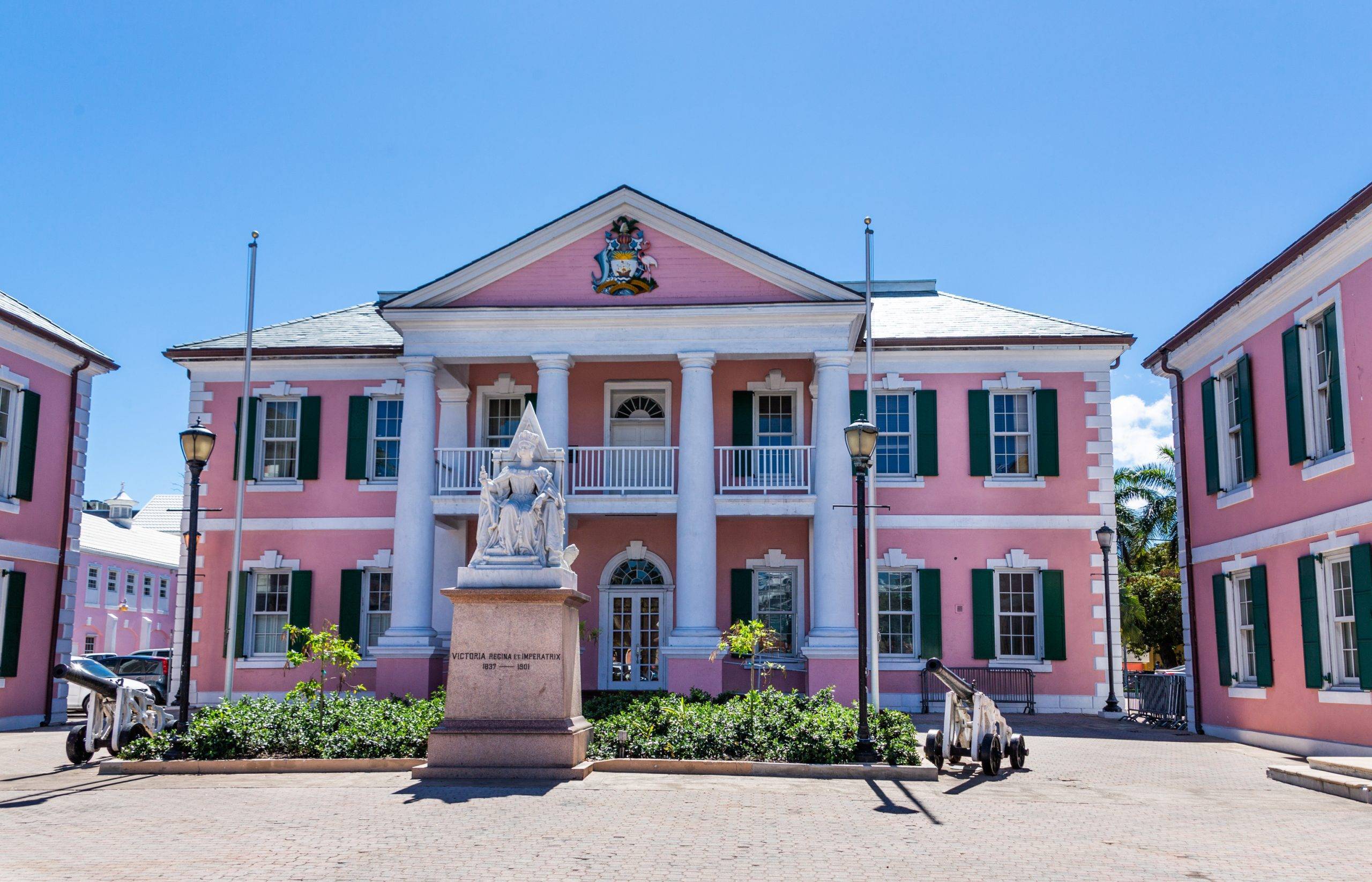 Statue in Front of Nassau Government Building